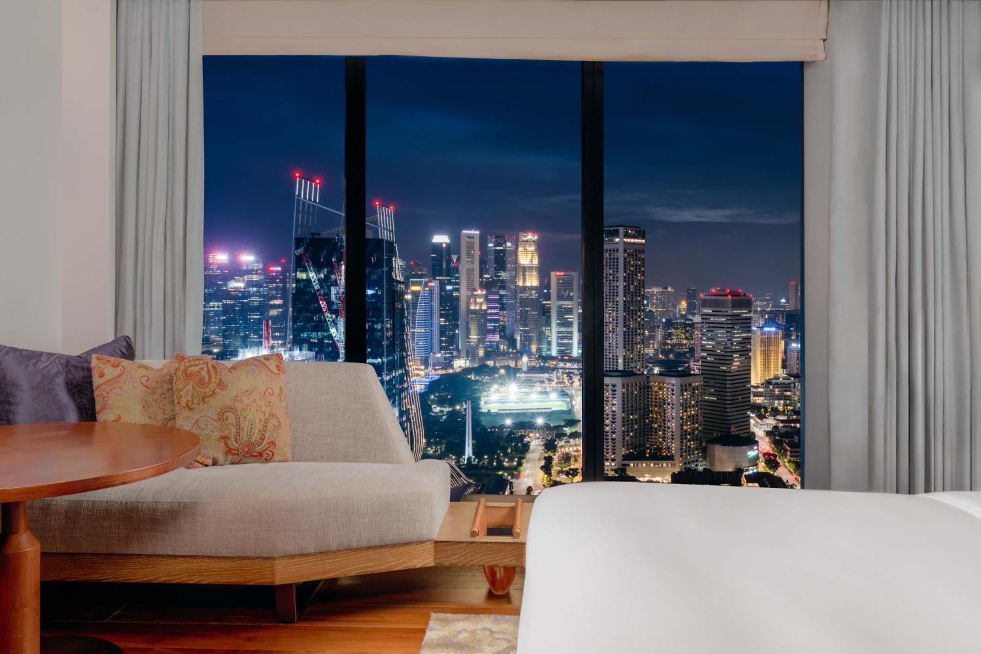 Andaz Singapore, By Hyatt Екстер'єр фото View from a bedroom